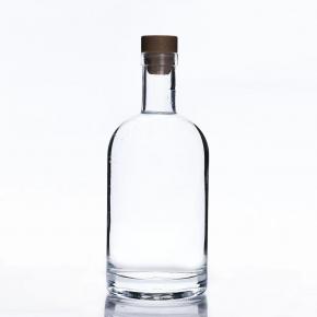 500ml gin glass bottle super flint gin vodka whisky glass bottle for vodka