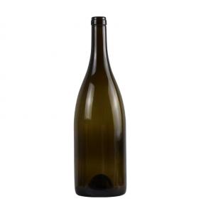 Verde oscuro grape shape 750ml burgundy glass drink bottles for packaging CYC-503, High Quality 750ml burgundy bottle,750ml burgundy bottle