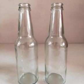 High Quality Cheap Price Long Neck Round 250 ml clear Beer Glass Bottle With Crown