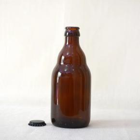 High Quality low price Newest Amber Beer Packaging Glass Bottle 330 ml with crown