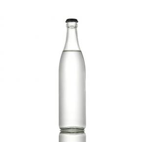 Cheap price 500 ml classic clear glass beer bottles high quality good price with crown