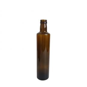 100ml 250ml 500ml 750ml Round Dark Green Brown Amber Marasca Cooking Olive Oil Glass Bottle with Lid
