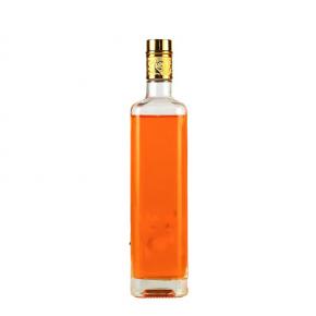 Wholesale high quality square small oil vinegar bottle empty clear 250ml 500ml 750ml 1000ml glass cooking olive oil bottle