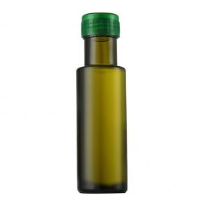  Factory direct sale price olive oil glass bottle round green 100 ml glass bottle