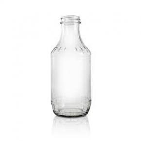 16 oz Clear Glass Sauce Decanter Bottles