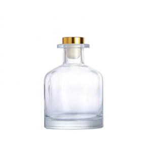  Hot Sale Customize 200ml Perfume Glass Bottle Round Reed Diffuser Bottle